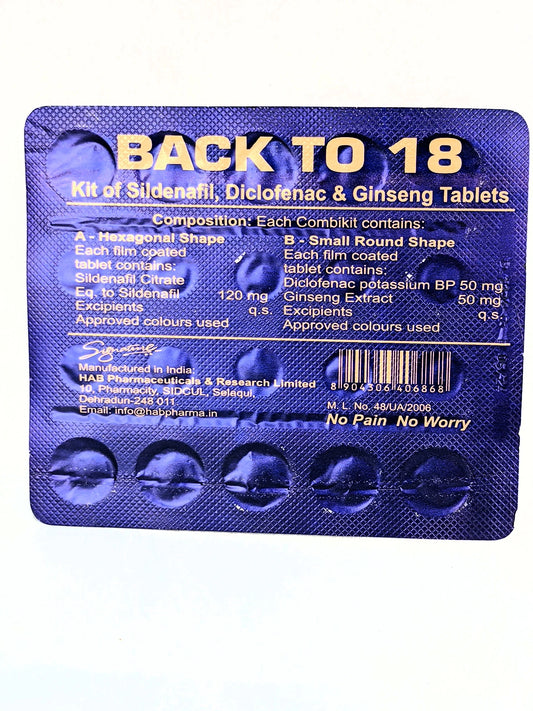 Back to 18 Timing Tablets