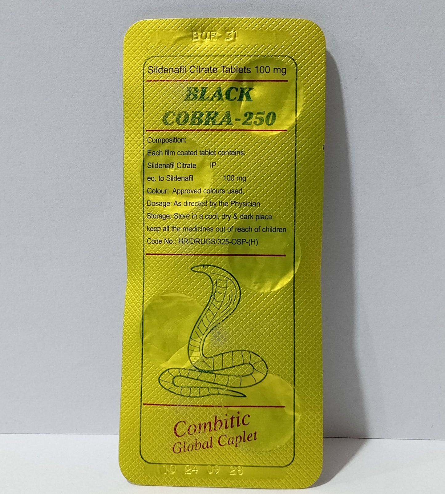 black cobra 250 timing tablet