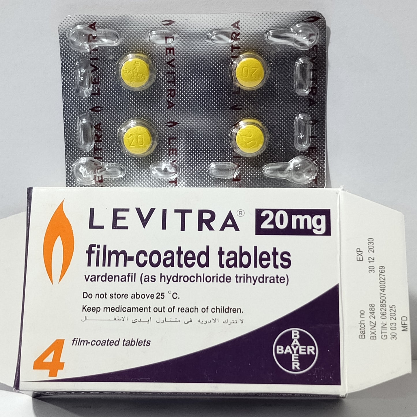 Levitra 20mg tablets