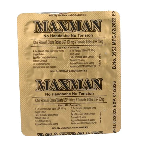 Maxman Sildenafil Citrate Tablet