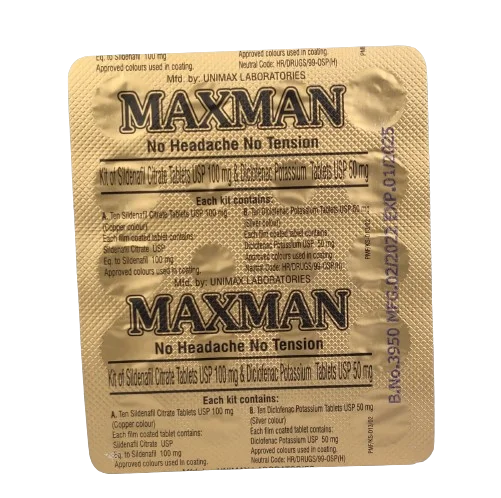 Maxman Gold Timing Tablets