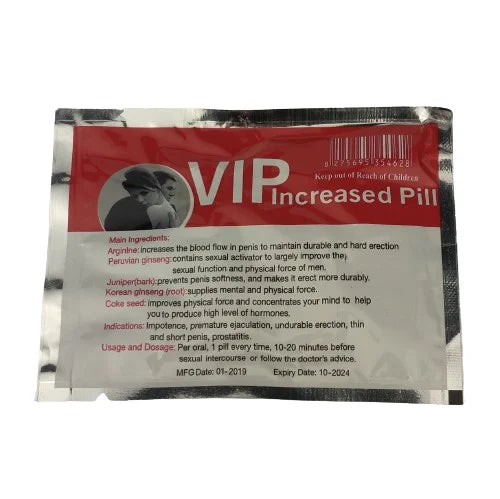 Vip Increase Pill Pouch