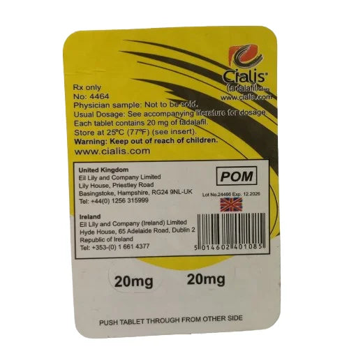 Cialis Tablet Tadalafil 2s