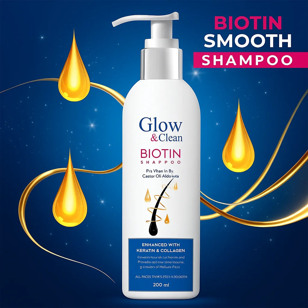 Biotin Shampoo By Glow & Clean