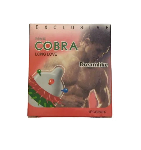 Black Cobra Spike Condom