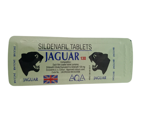 Jaguar 130mg sildenafil tablet