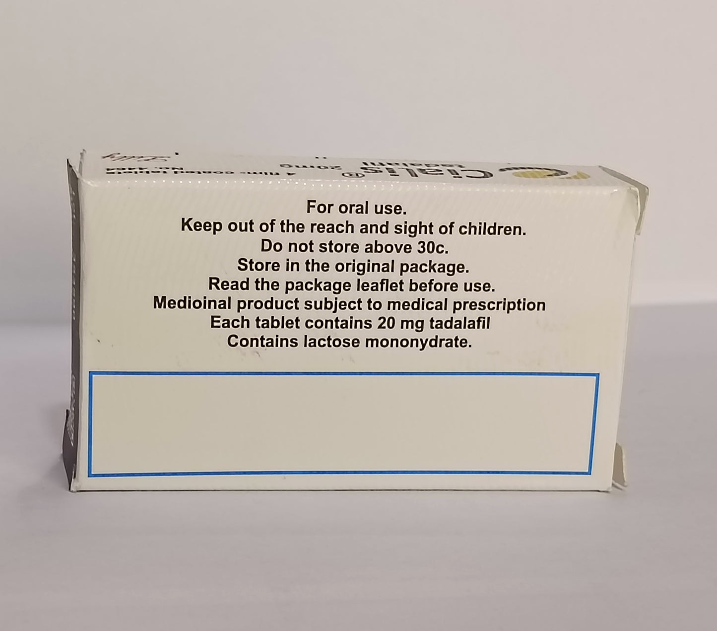 Cialis Tadalafil Tablets 20mg 2x2