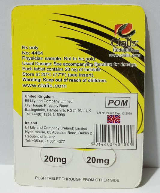 Cialis Tablet Tadalafil 2s