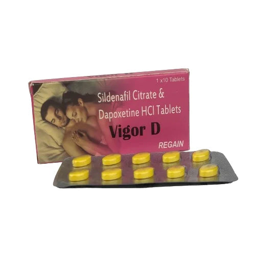 Vigor D Sildenafil & Dapoxetine Tablet