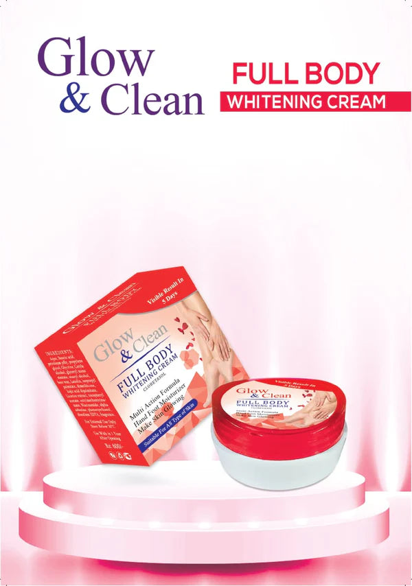 Body Whitening Cream - Glow & Clean