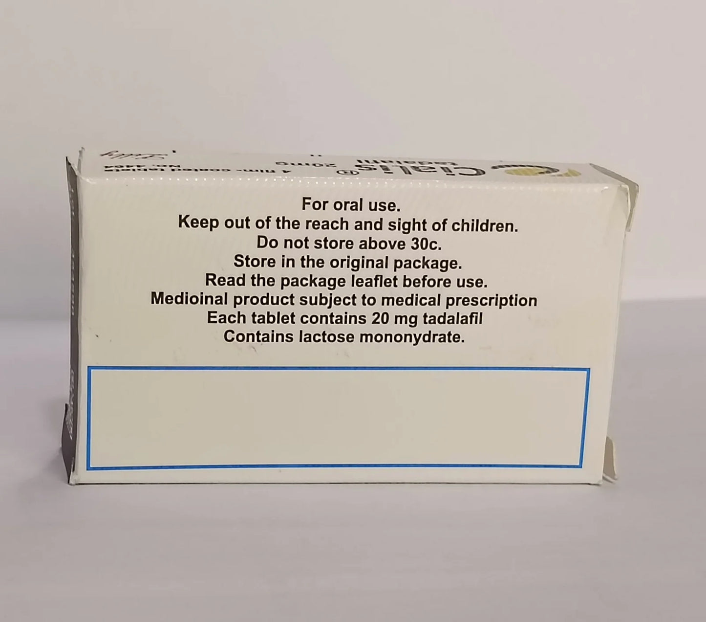 Cialis Tadalafil 20mg (2x2 tablets)